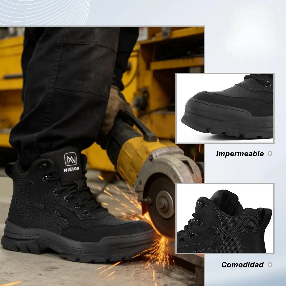 calzado de seguridad industrial